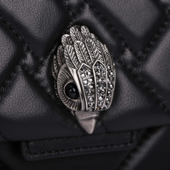 Kurt Geiger mujer londres cuero kensington 2LPR98 | bolsas combinación negra